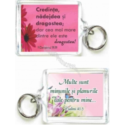 Breloc dublu mesaj, Multe sunt minunile si Credinta, nadejdea si dragostea..